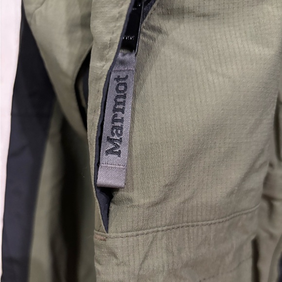 Marmot Gore-Tex Ski Shell Jacket Men’s M Green Black - Picture 5 of 8